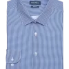 Nautica Slim Fit Four-Way Stretch Dress Shirt, Blue Check