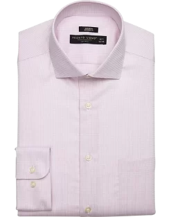 Pronto Uomo Modern Fit Dress Shirt, Pink Check