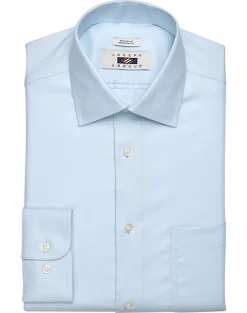 Joseph Abboud Modern Fit Dress Shirt, Blue Micro Print