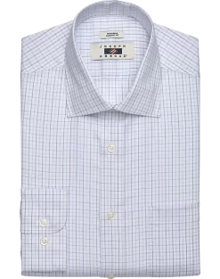 Joseph Abboud Classic Fit Dress Shirt, Purple Check