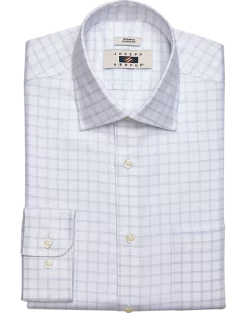 Joseph Abboud Classic Fit Dress Shirt, Blue Check