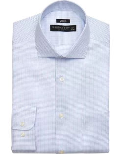 Pronto Uomo Modern Fit Dress Shirt, Lavender Check