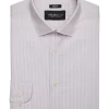 Awearness Kenneth Cole Slim Fit Spread Collar Dress Shirt, Gray Stripe