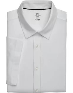Michael Strahan Modern Fit Short Sleeve Dress Shirt, White