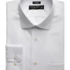 Pronto Uomo Big And Tall Executive Fit Queen's Oxford Dress Shirt, White