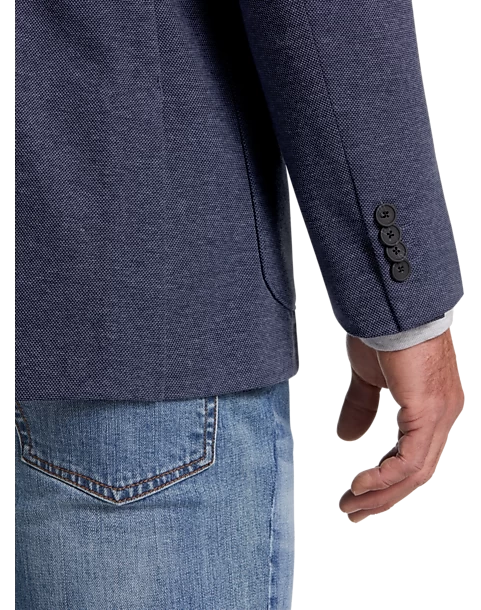 Michael Strahan Modern Fit 2 Button Soft Jacket, Black - Image 2