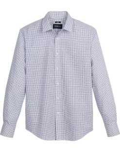 Awearness Kenneth Cole Slim Fit Sport Shirt, Navy Diamond Dot