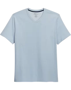 Awearness Kenneth Cole Modern Fit V-Neck T-Shirt, Light Blue
