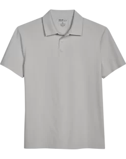 Awearness Kenneth Cole Modern Fit Welded Polo, Light Gray