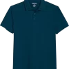 Awearness Kenneth Cole Modern Fit Welded Polo, Teal