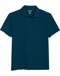 Awearness Kenneth Cole Modern Fit Welded Polo, Teal