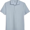 Awearness Kenneth Cole Modern Fit Pique Polo, Light Blue