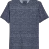 Awearness Kenneth Cole Modern Fit Crew Neck Tee, Blue Brush Strokes