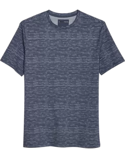 Awearness Kenneth Cole Modern Fit Crew Neck Tee, Blue Brush Strokes
