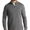 Awearness Kenneth Cole Slim Fit 1/4 Zip Sweater, Gray Space Dye
