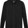 Awearness Kenneth Cole Slim Fit V-Neck Long Sleeve T-Shirt, Black