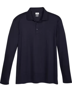 Joseph Abboud Modern Fit Luxe Cotton Polo, Navy
