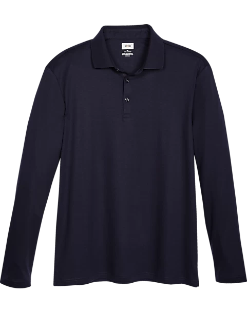Joseph Abboud Modern Fit Luxe Cotton Polo, Navy