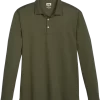 Joseph Abboud Modern Fit Luxe Cotton Polo, Olive