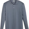 Joseph Abboud Modern Fit Luxe Cotton Polo, Slate