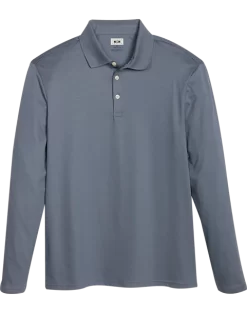 Joseph Abboud Modern Fit Luxe Cotton Polo, Slate
