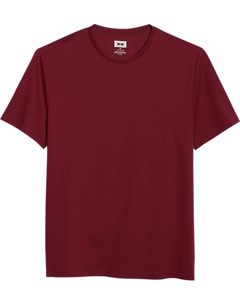 Joseph Abboud Modern Fit Luxe Cotton Jersey Knit Crew Neck T-Shirt, Brick