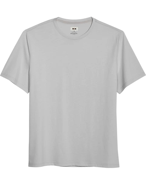 Joseph Abboud Modern Fit Luxe Cotton Jersey Knit Crew Neck T-Shirt, Light Gray