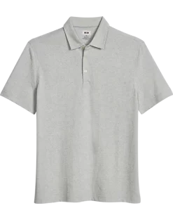 Joseph Abboud Modern Fit Polo, Light Blue Leaves