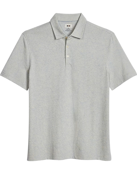 Joseph Abboud Modern Fit Polo, Light Blue Leaves