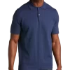 Joseph Abboud Modern Fit Sweater Polo, Heathered Navy