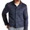 Joseph Abboud Modern Fit Faux Suede Trucker Jacket, Navy