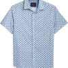 Egara Slim Fit Sport Shirt, Blue Jellycat Print