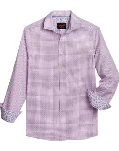 Egara Slim Fit Sport Shirt, Berry Foulard