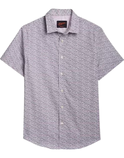 Egara Slim Fit Sport Shirt, Pink Tiny Berries