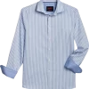 Egara Slim Fit Sport Shirt, Medium Blue Stripe