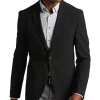 Awearness Kenneth Cole Slim Fit Soft Jacket, Black Seersucker