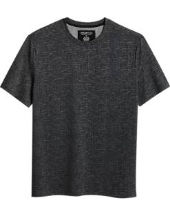 Awearness Kenneth Cole Slim Fit T-Shirt, Black Crosshatch