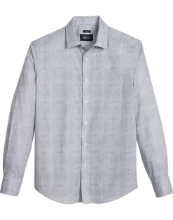 Awearness Kenneth Cole Slim Fit Sport Shirt, Teal & White Plaid