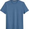 Michael Strahan Modern Fit Crew Neck T-Shirt, Medium Blue