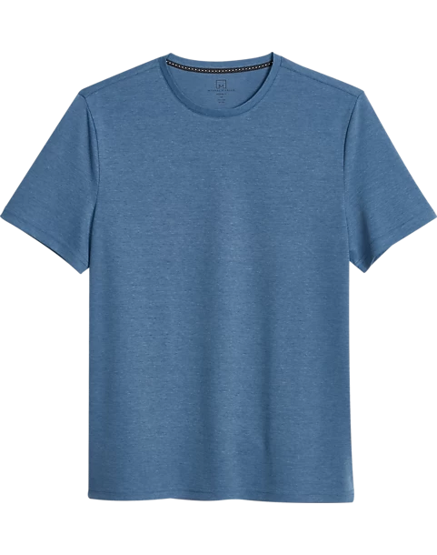 Michael Strahan Modern Fit Crew Neck T-Shirt, Medium Blue
