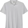 Joseph Abboud Modern Fit Luxe Cotton Polo, White