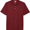 Joseph Abboud Modern Fit Luxe Cotton Polo, Dark Red