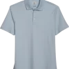 Joseph Abboud Modern Fit Luxe Cotton Polo, Light Blue