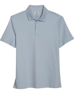 Joseph Abboud Modern Fit Luxe Cotton Polo, Light Blue