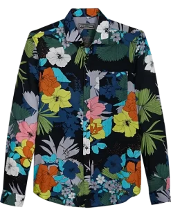 Paisley & Gray Slim Fit Spread Collar Sport Shirt, Multi Color Floral