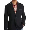 Paisley & Gray Slim Fit Knit Blazer, Navy