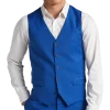 Paisley & Gray Slim Fit Vest, Royal Blue