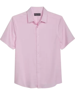 Paisley & Gray Slim Fit Spread Collar Sport Shirt, Pink