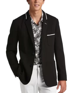 Paisley & Gray Slim Fit Knit Blazer, Black