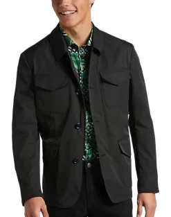 Paisley & Gray Slim Fit Casual Jacket, Black